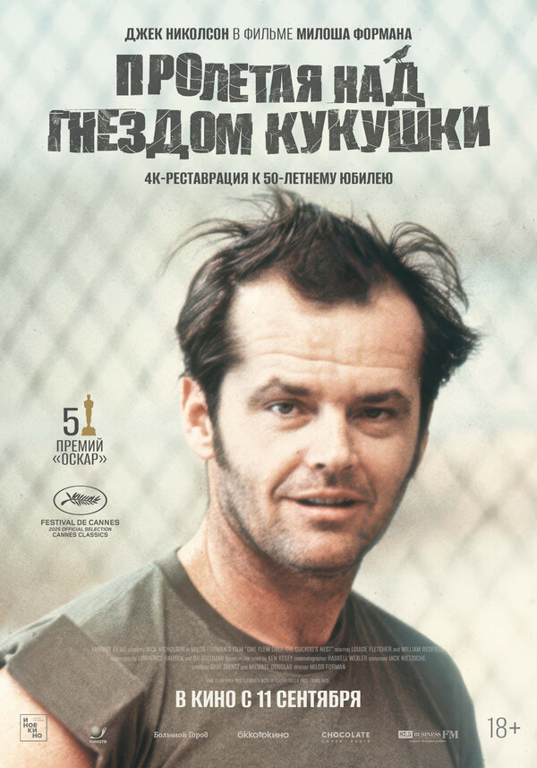  Пролетая над гнездом кукушки смотреть онлайн (1975) 