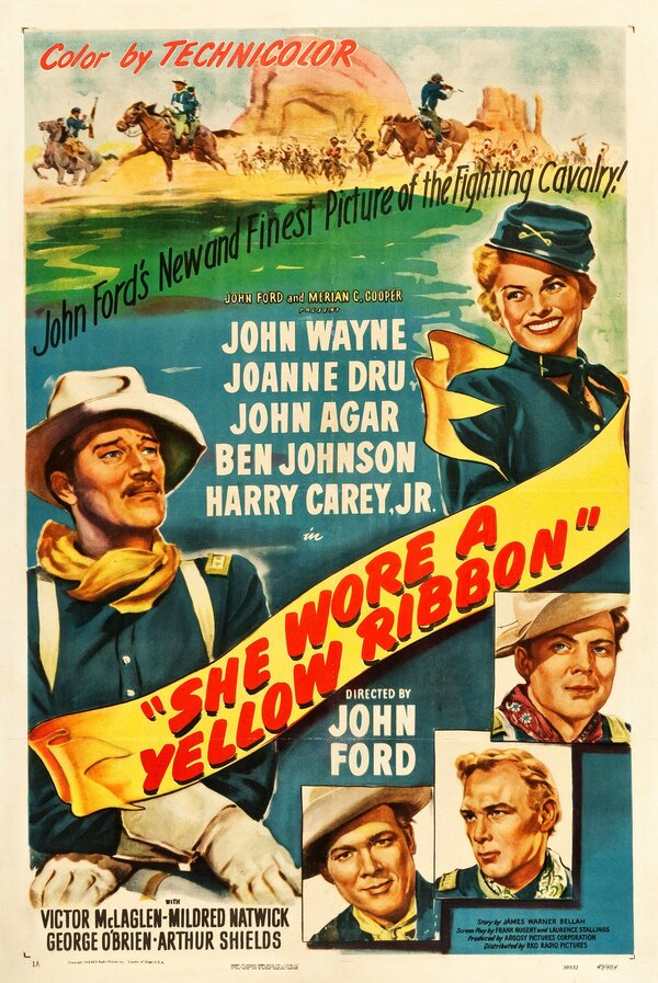  Она носила желтую ленту смотреть онлайн (1949) 